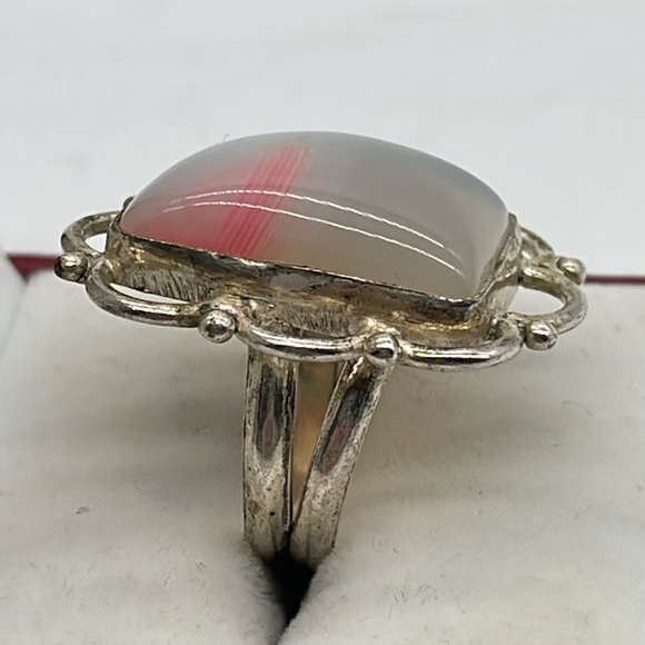 Moonstone Agate 925 Ring - Picture 2 of 4